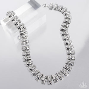 Officially Opulent - White Necklace - Paparazzi Jewelry