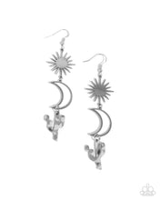 Load image into Gallery viewer, paparazzi-accessories-wishfully-western-silver-earrings
