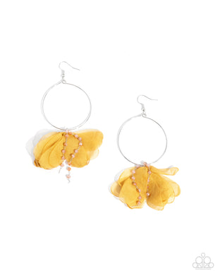 paparazzi-accessories-perennial-perspective-yellow-earrings