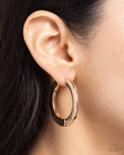 Load image into Gallery viewer, Circling Chariot - Gold Earrings - Paparazzi Jewelry
