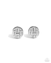 Load image into Gallery viewer, paparazzi-accessories-woven-wisdom-silver-earrings
