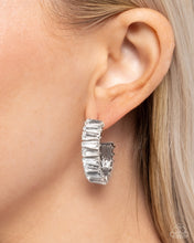 Load image into Gallery viewer, Permissible Pizzazz - White Earrings - Paparazzi Jewelry
