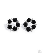 Load image into Gallery viewer, paparazzi-accessories-grace-personified-black-post earrings
