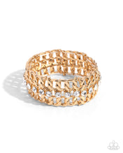 Load image into Gallery viewer, paparazzi-accessories-secure-shimmer-gold-bracelet
