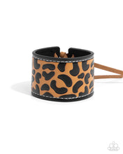 Load image into Gallery viewer, paparazzi-accessories-leopard-leader-brown-bracelet
