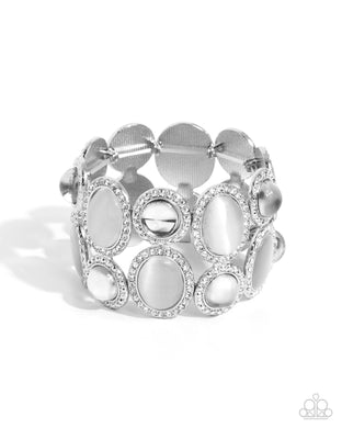 paparazzi-accessories-affixed-appeal-white-bracelet