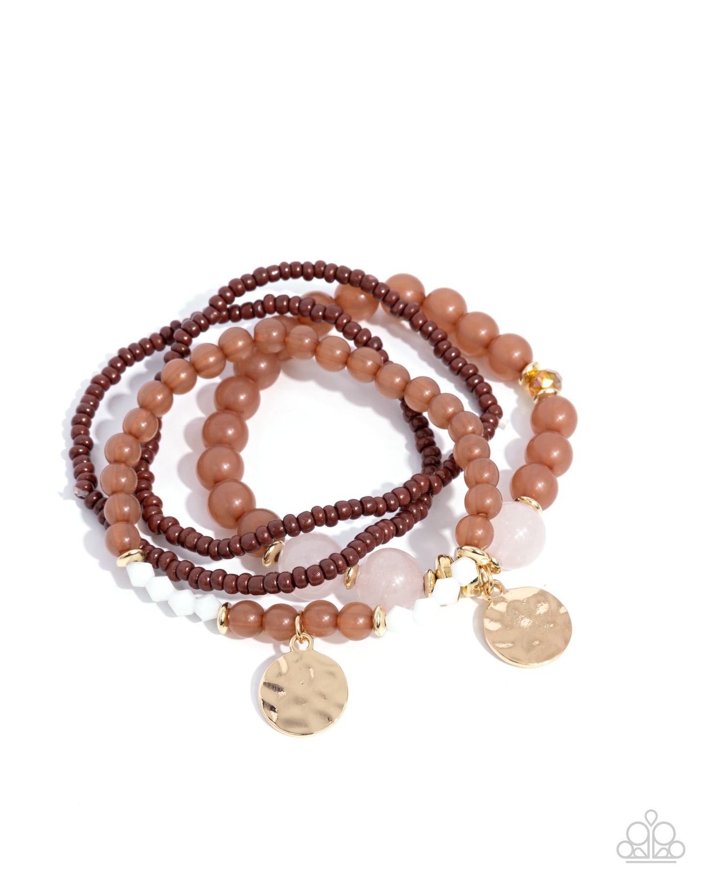 paparazzi-accessories-superior-stack-brown-bracelet