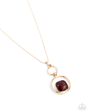 paparazzi-accessories-debutante-delight-brown-necklace