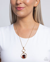 Load image into Gallery viewer, Debutante Delight - Brown Necklace - Paparazzi Jewelry
