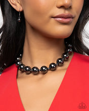 Load image into Gallery viewer, Flattery Will Get You Everywhere - Black Necklace - Paparazzi Jewelry
