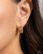 Load image into Gallery viewer, Lethal Layers - Gold Earrings - Paparazzi Jewelry

