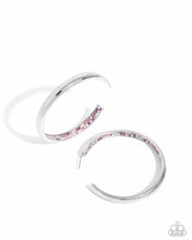 Load image into Gallery viewer, paparazzi-accessories-proper-pizzazz-pink-earrings
