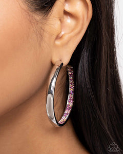 Proper Pizzazz - Pink Earrings - Paparazzi Jewelry