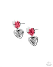 Load image into Gallery viewer, paparazzi-accessories-girly-grade-pink-post earrings
