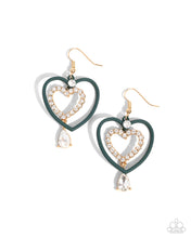 Load image into Gallery viewer, paparazzi-accessories-soft-and-sweet-green-earrings
