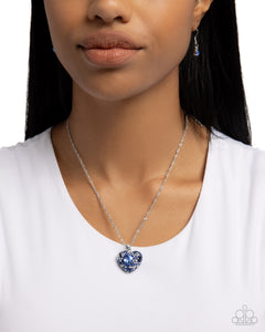 Best Of My Heart - Blue Necklace - Paparazzi Jewelry