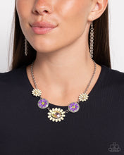 Load image into Gallery viewer, Floral Facade - Yellow Necklace - Paparazzi Jewelry
