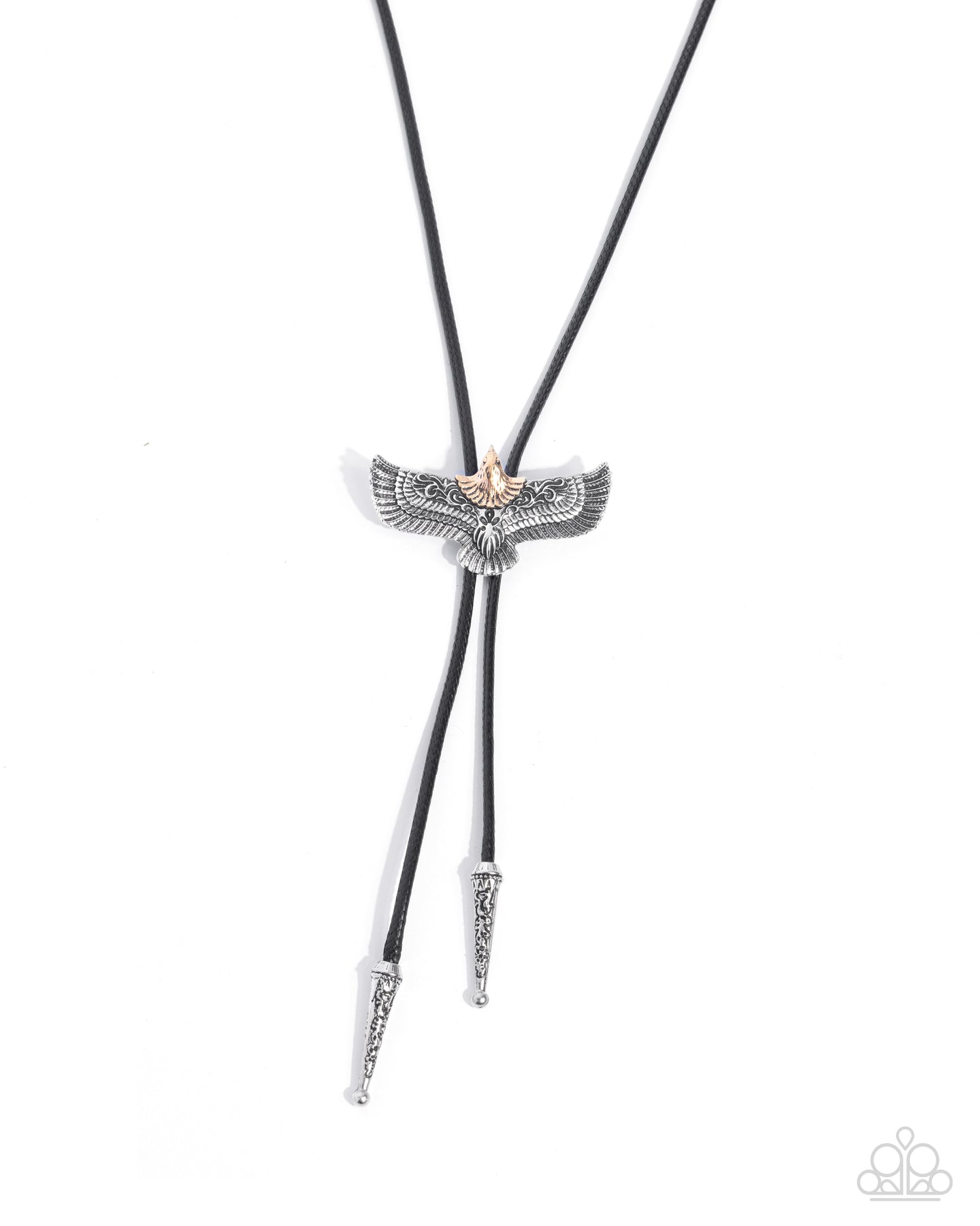 paparazzi-accessories-eagle-emblem-black-necklace