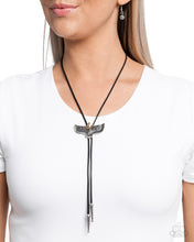 Load image into Gallery viewer, Eagle Emblem - Black Necklace - Paparazzi Jewelry
