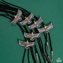 Load image into Gallery viewer, Eagle Emblem - Black Necklace - Paparazzi Jewelry
