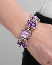 Load image into Gallery viewer, Painted Promise - Purple Bracelet - Paparazzi Jewelry
