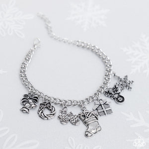 Christmas Classics - Silver Bracelet - Paparazzi Jewelry