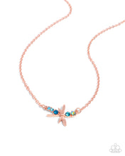 Load image into Gallery viewer, paparazzi-accessories-dragonfly-deed-copper-necklace
