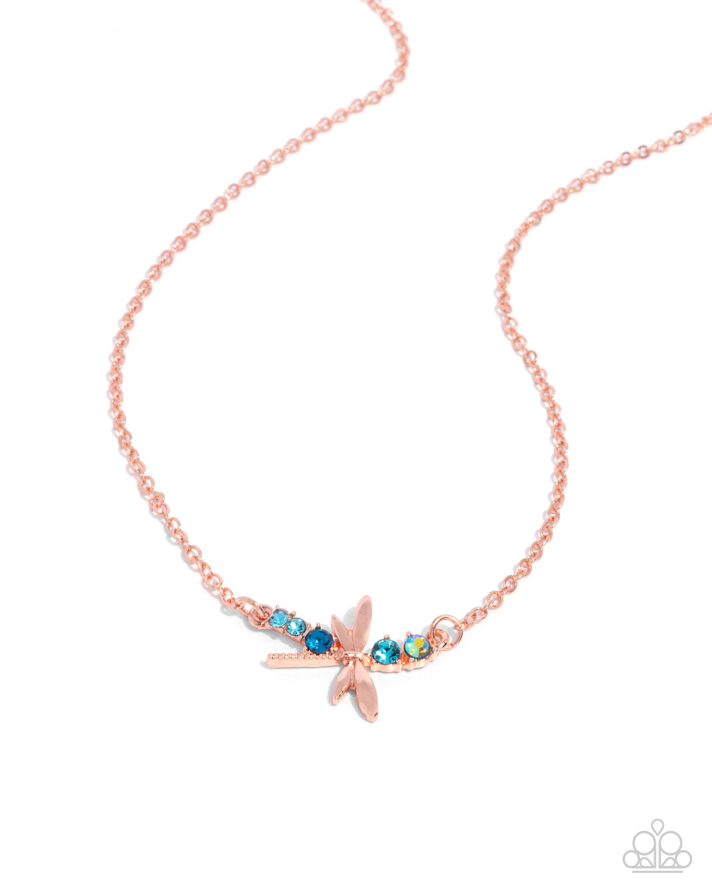 paparazzi-accessories-dragonfly-deed-copper-necklace