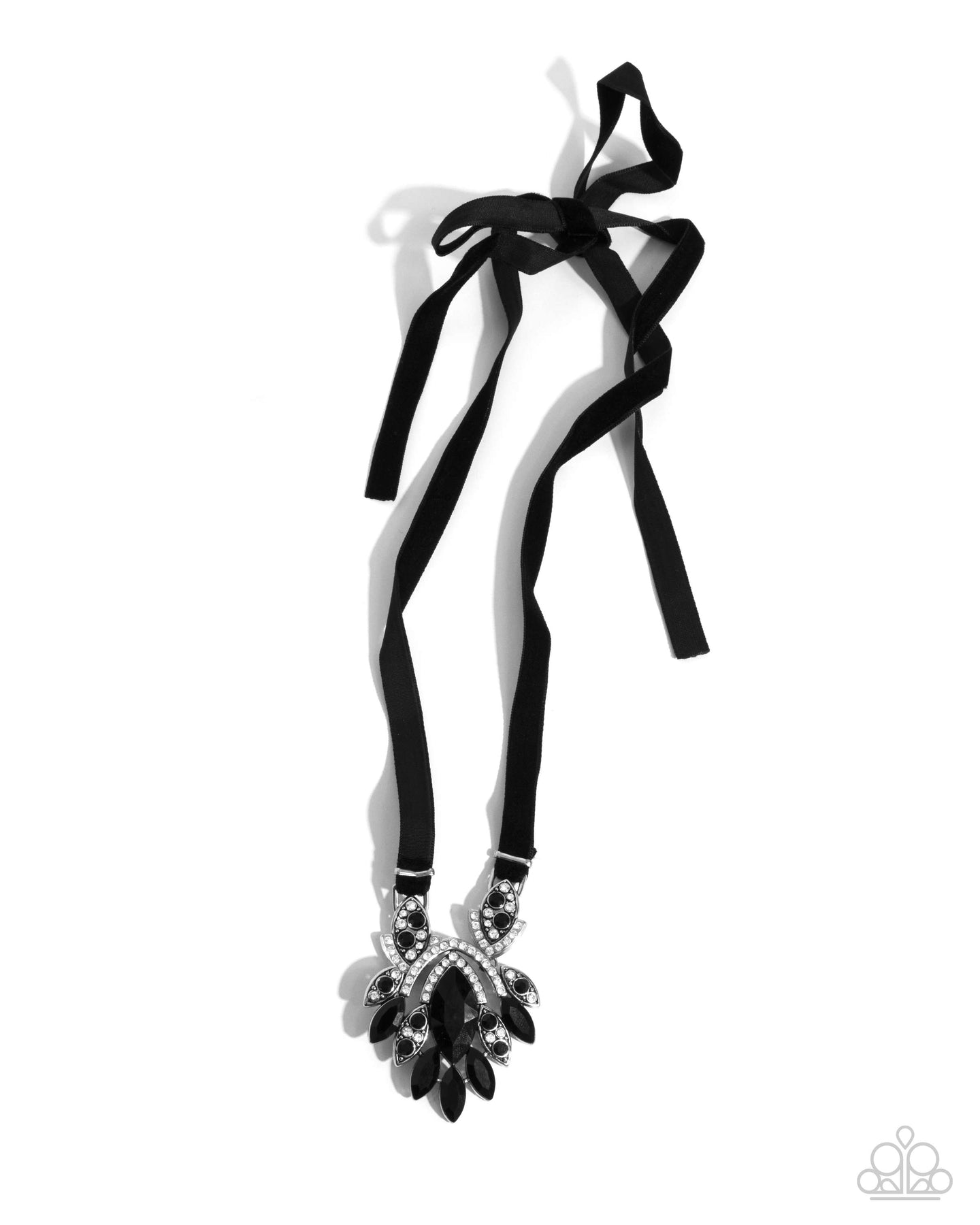 paparazzi-accessories-ravishing-ribbon-black-necklace