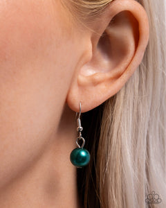 Settled Shimmer - Green Necklace - Paparazzi Jewelry