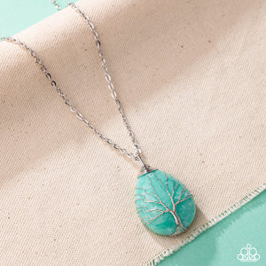 Stony Status - Green Necklace - Paparazzi Jewelry