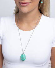 Load image into Gallery viewer, Stony Status - Green Necklace - Paparazzi Jewelry
