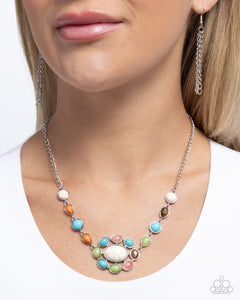 Enigmatic Ease - Multi Necklace - Paparazzi Jewelry