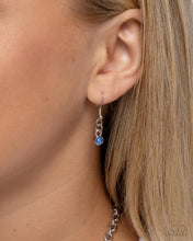 Load image into Gallery viewer, Scintillating Shield - Blue Necklace - Paparazzi Jewelry
