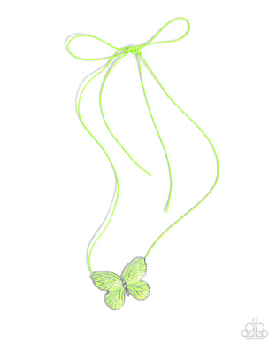 paparazzi-accessories-fluttering-fervor-green-necklace