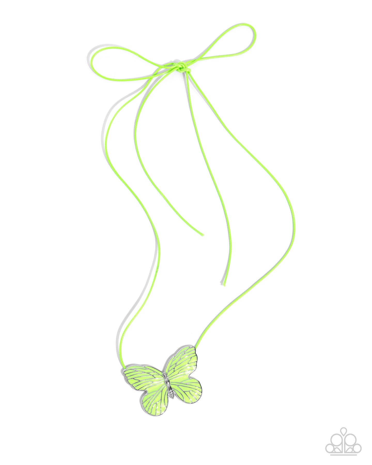 paparazzi-accessories-fluttering-fervor-green-necklace