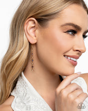 Load image into Gallery viewer, Square Slope - Purple Earrings - Paparazzi Jewelry
