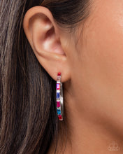 Load image into Gallery viewer, Carnival Chic - Pink Earrings - Paparazzi Jewelry
