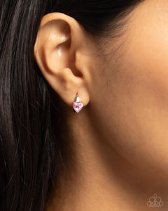 Tenuous Touch - Pink Earrings - Paparazzi Jewelry