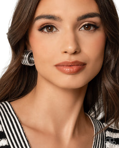 Continuous Construction - Silver Earrings - Paparazzi Jewelry