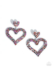 Load image into Gallery viewer, paparazzi-accessories-dazzling-deed-multi-post earrings
