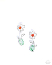 Load image into Gallery viewer, paparazzi-accessories-whimsical-welcome-orange-post earrings
