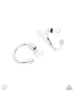 paparazzi-accessories-decade-dance-white-post earrings