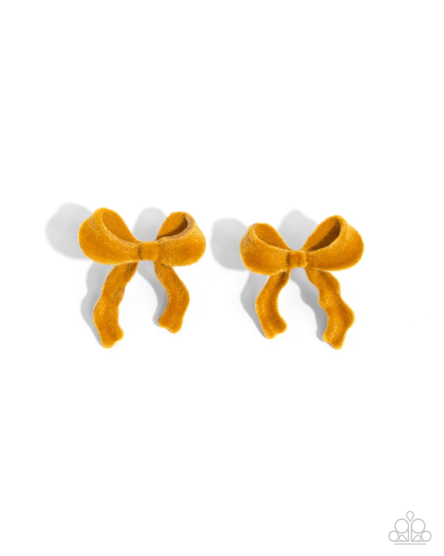 paparazzi-accessories-dapper-dedication-yellow-post earrings