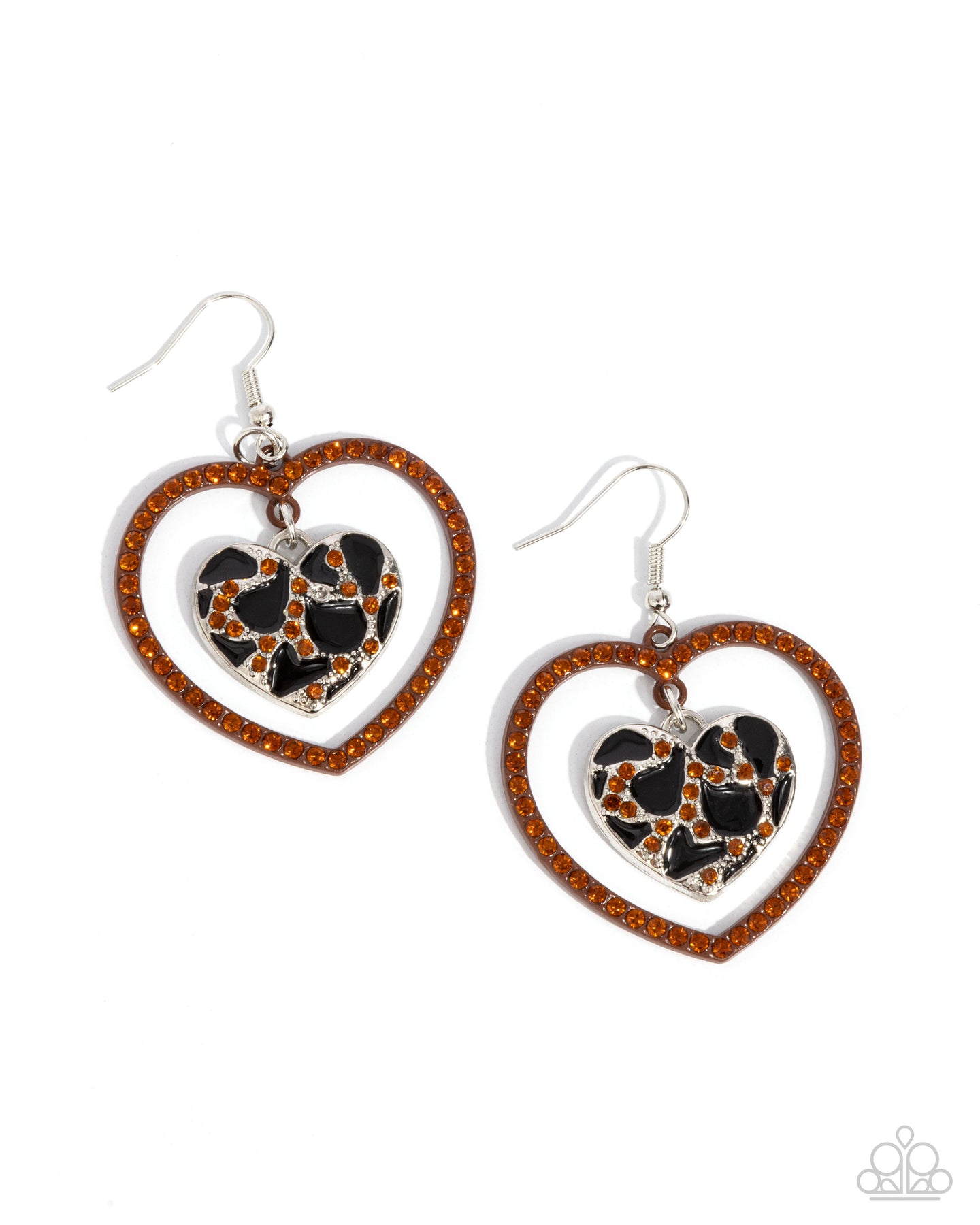paparazzi-accessories-leopard-love-brown-earrings