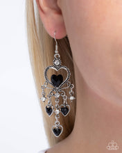 Load image into Gallery viewer, Compassionate Chandelier - Black Earrings - Paparazzi Jewelry
