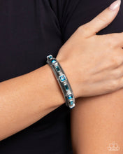 Load image into Gallery viewer, Inevitable Industry - Blue Bracelet - Paparazzi Jewelry
