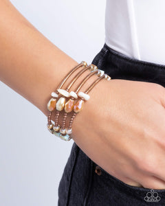 Multiple Choice - Copper Bracelet - Paparazzi Jewelry
