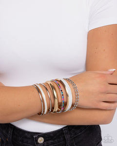 Smoldering Stack - Multi Bracelet - Paparazzi Jewelry