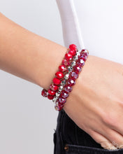 Load image into Gallery viewer, Memorable Makeover - Red Bracelet - Paparazzi Jewelry
